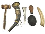 a lot of different items that are on a white surface