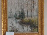 une photo d'un tableau accroché au mur