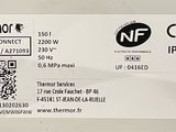 a label on the back of a refrigerator that says thermore