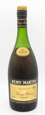 bottle of remy martin wine on a white background