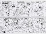 an image of a comic strip with a bunch of cartoon characters in it