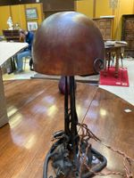 Pied de lampe dite champignon le pieds en fer forgé à décor … (photo 4)