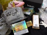 many items that are sitting on a black table