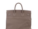 the small leather tote bag in tau