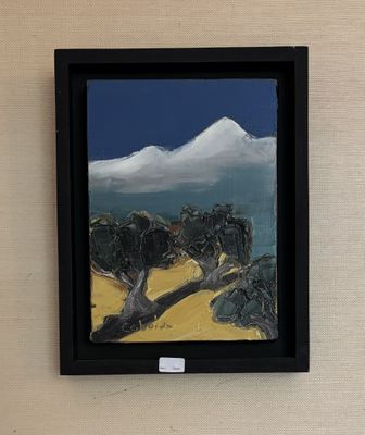 une photo d'un tableau accroché au mur