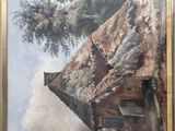 a picture of a painting on the wall of a building