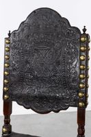Ensemble de huit (6+2) chaises espagnoles ou « chaises Ruben… (photo 6)