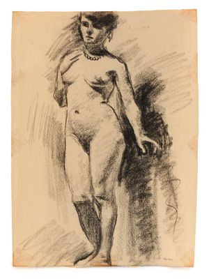 Albert MARQUET (1875-1947). Nu au collier.