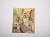 a picture of a watercolor painting on the wall