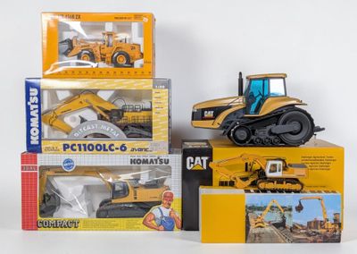 a lot of construction toys that are sitting on top of each other