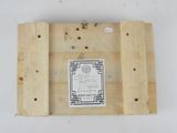 an old wooden picture frame with a picture on it
