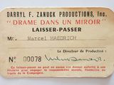 an old paper label with a picture of a man ' s name on it