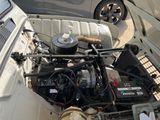 a small engine in the back of a car