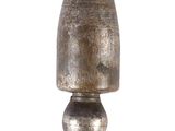 a metal bell with a star of david on it