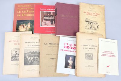 [Bourgogne] [Saône et Loire] 10 volumes brochés (accds) dont… - Photo 1