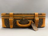 louis vuitton monogram canvas and leather suitcase