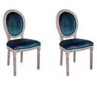 -Lot de 2 chaises médaillon MEDILA, bois couleur naturel , a… (photo 2)