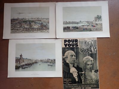 Revue POUR VOUS, n° 482, 9 Février 1938, on joint 3 gravures…