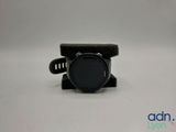 an image of a smart watch sitting on top of a wooden stand