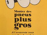 Affiche publicitaire française pour le magasin de pièces de vélo de Michel