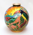 Alain THOMAS (né en 1942) pour LONGWY
Les toucans
Vase boule en...