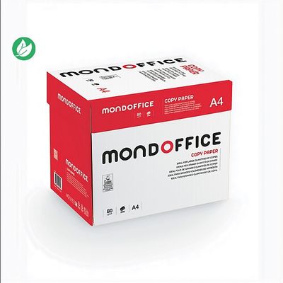 La boîte de papier de bureau Mono est posée sur une surface blanche.
