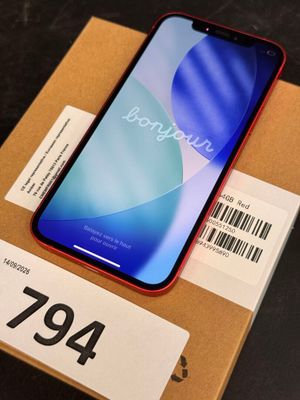 an image of a box with a red phone on top of it