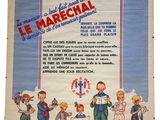 une affiche annonçant une fête pour enfants à Paris
