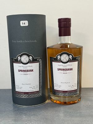 une photo d'une bouteille de Springbank 14 ans d'âge