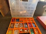 a box of assorted legos on a table next to a box of assorted legos