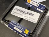a box with a barcode on it sitting on a table