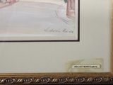 a picture of a painting on the wall of a house