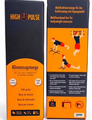deux boîtes de produits « High Pulse » sur fond blanc