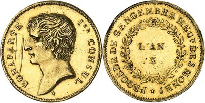an image of a gold sovereign coin with a woman ' s face