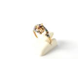 une photo en gros plan d'une bague sur un mannequin