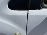 a close up of a door handle on a car