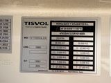 a close up of a machine with a lot of information on it