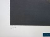 an image of a painting of a black square with a white border