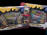two boxes of pokemon toys on a black background