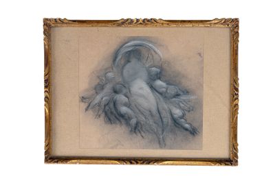 l'image d'un dessin représentant une femme tenant un bébé