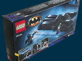 lego batman batmobile set in a box with instructions on it