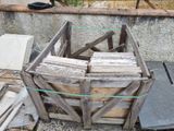 several pieces of wood are stacked on top of each other