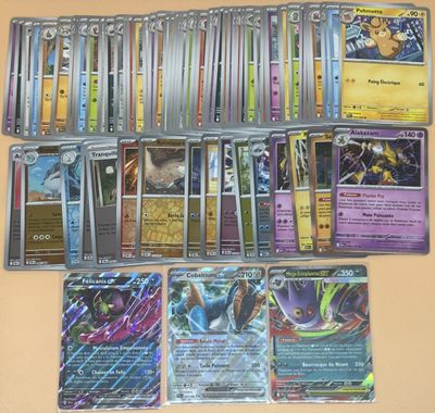 beaucoup de cartes sur la table