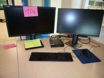 ordinateur 3 : une mini UC DELL CORE i5, 7th Gen , un écran …