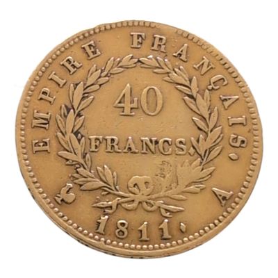 l'image d'une pièce de monnaie sur laquelle figure le chiffre 40