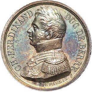 an old coin with a picture of a man in a uniform on it