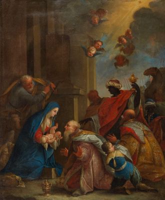 un tableau représentant une crèche, une crèche, une crèche, une crèche, une crèche, une crèche