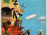 the cover of a book with an image of a man on a horse pulling a cart