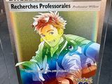 pokemon card with a picture of a young man in a green shirt