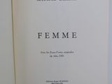 an open book with a picture of a woman on it